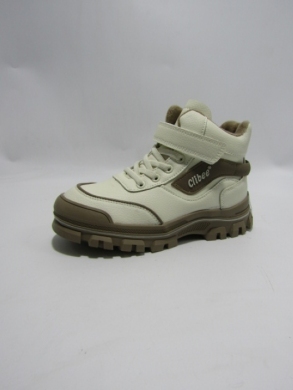 Botki chłopięce ocieplane (32-37) GC67 BEIGE/KHAKI