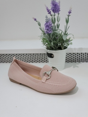 Mokasyny damskie na płaskim (36-41) 1240 PINK