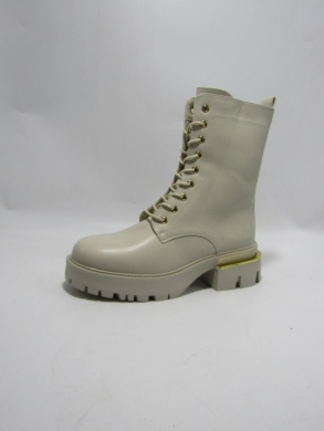 Botki damskie na płaskim (36-41) DE835P BEIGE