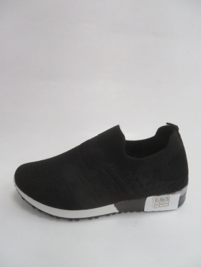 Buty sportowe damskie na płaskim (36-41) A22 BLACK