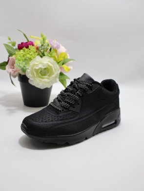 Buty sportowe damskie na płaskim (36-41) D802 ALLBLACK