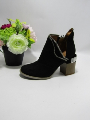 Botki damskie na obcasie (36-41) A5713 BLACK
