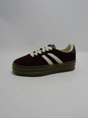 Buty sportowe damskie na płaskim (36-41) C2029 WINE