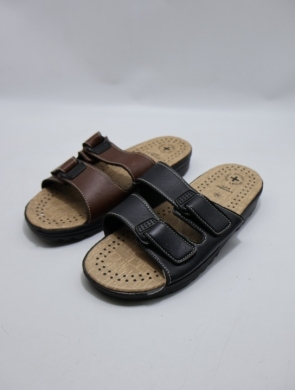Klapki męskie (40-45) 9077A BLK/BR
