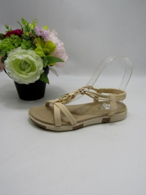 Sandały damskie na płaskim (36-41) C511 BEIGE