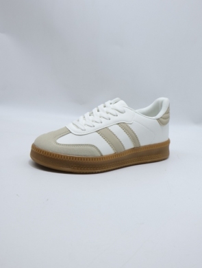 Buty sportowe damskie na płaskim (36-41) D50-38 WH/BEIGE