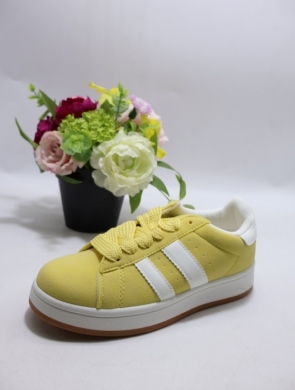 Buty sportowe damskie na płaskim (36-41) EV-526 YELLOW