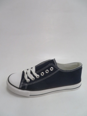 Trampki damskie na płaskim (36-41) 7BW-7 NAVY