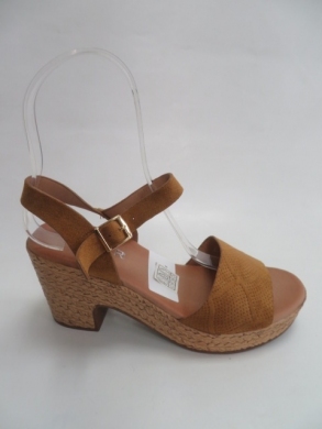 Sandały damskie na obcasie (36-41) EX-16 CAMEL