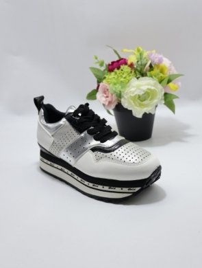 Buty sportowe damskie na płaskim (36-41) XLT0785-3 WHITE
