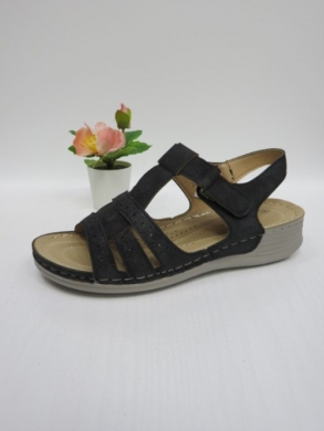 Sandały damskie na koturnie (36-41) HU505 BLACK