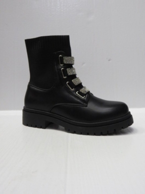 Botki damskie na płaskim (36-41) DES908 BLACK