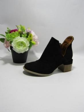 Botki damskie ocieplane na obcasie (36-41) A6100 BLACK