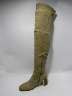 Kozaki damskie na obcasie (36-41) 1623 KHAKI