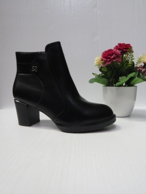 Botki damskie ocieplane na obcasie (36-41) DJ0327 BLACK
