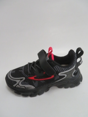 Buty sportowe dziewczęce (32-37) L210 BLACK/GREY