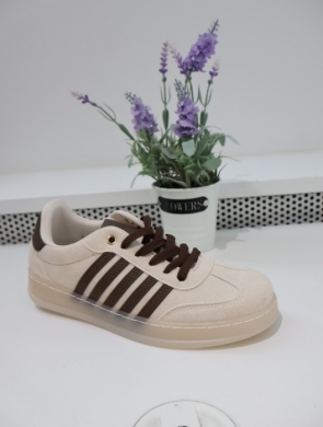 Buty sportowe damskie na płaskim (36-41) A020 BEIGE