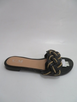 Klapki damskie na płaskim (36-41) 5050 BLACK