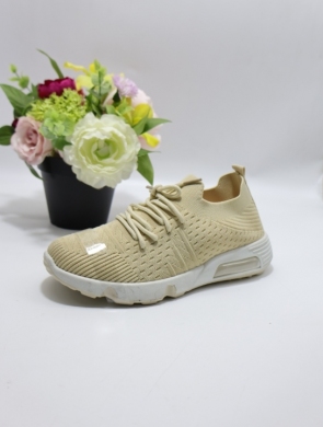 Buty sportowe damskie na płaskim (36-41) YJF-53 BEIGE