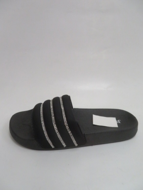 Klapki damskie na płaskim (36-41) 44523 BLACK