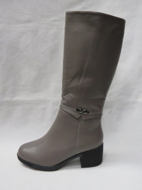 Kozaki damskie ocieplane na obcasie (36-41) G3555G-2S