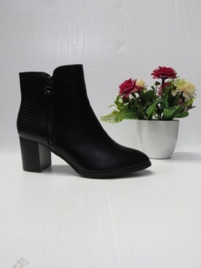 Botki damskie ocieplane na obcasie (36-41) C830 BLACK