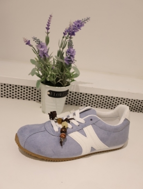 Buty sportowe damskie na płaskim (36-41) DKB1501 BLUE