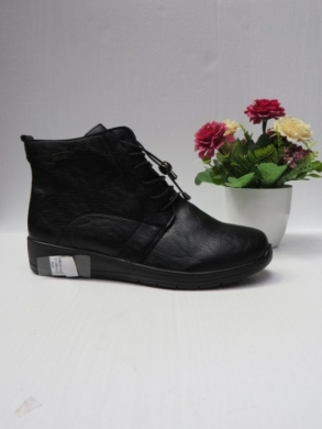 Botki damskie ocieplane na płaskim (39-43) DTA99-2 BLACK
