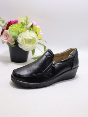 Półbuty damskie na koturnie (36-42) 22T03-1 BLACK