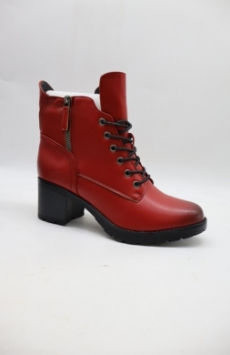 Botki damskie ocieplane na obcasie (36-41) BA-623 RED