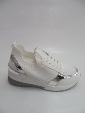 Buty sportowe damskie na koturnie (36-41) TA-1 WHITE