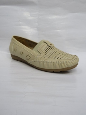 Mokasyny damskie na płaskim (36-41) J5-17 BEIGE