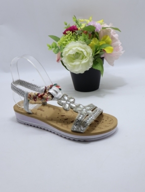 Sandały damskie na płaskim (36-41) 1502 SILVER