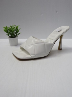 Klapki damskie na szpilce (36-41) 5395-1 WHITE