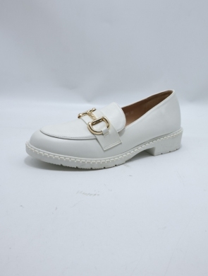 Mokasyny damskie na płaskim (36-41) LL992 WHITE