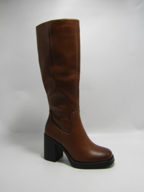 Kozaki damskie ocieplane na obcasie (36-41) JW180 CAMEL