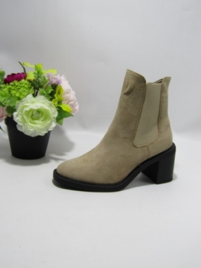 Botki damskie ocieplane na obcasie (36-41) T268 KHAKI