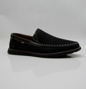 Mokasyny męskie (40-46) 2319-1 BLACK