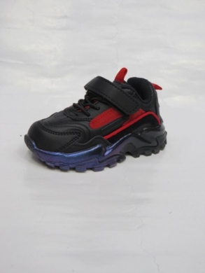 Buty sportowe chłopięce (21-25) F-78 BLACK/RED
