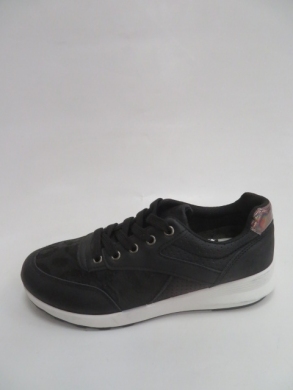 Buty sportowe damskie na płaskim (36-41) XWH-319 BLACK