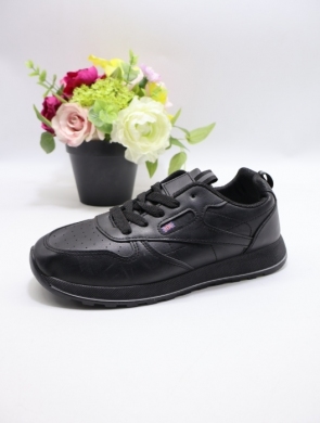 Buty sportowe damskie na płaskim (36-41) XHBD-181 BLACK