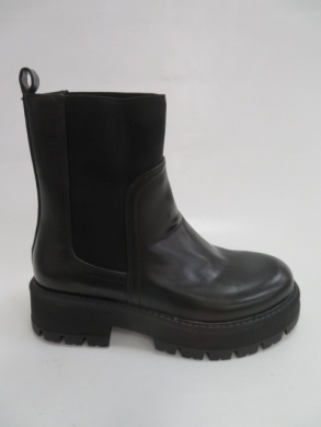 Botki damskie jesienne na płaskim (36-41) YK17 BLACK