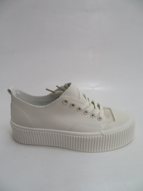 Trampki damskie na koturnie (36-41) A2072 BEIGE