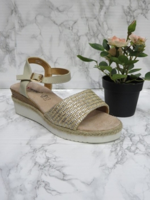 Sandały damskie na koturnie (36-41) JH287 SILVER