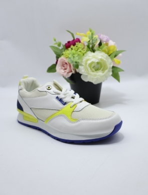 Buty sportowe damskie na płaskim (36-41) 9370 WHITE