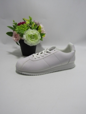 Buty sportowe damskie na płaskim (36-41) D06-P3 PUREWHITE
