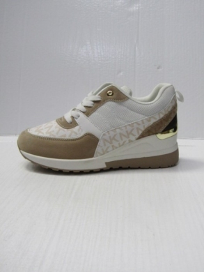 Buty sportowe damskie na koturnie (36-41) LJ67 WHITE/BEIGE