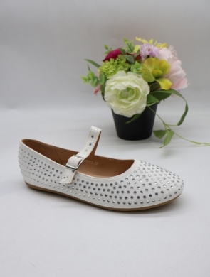 Baleriny damskie (36-41) L11-263 WHITE