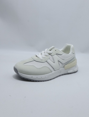 Buty sportowe damskie na płaskim (36-41) 9145 WHITE