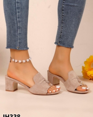Klapki damskie na obcasie (36-41) JH338